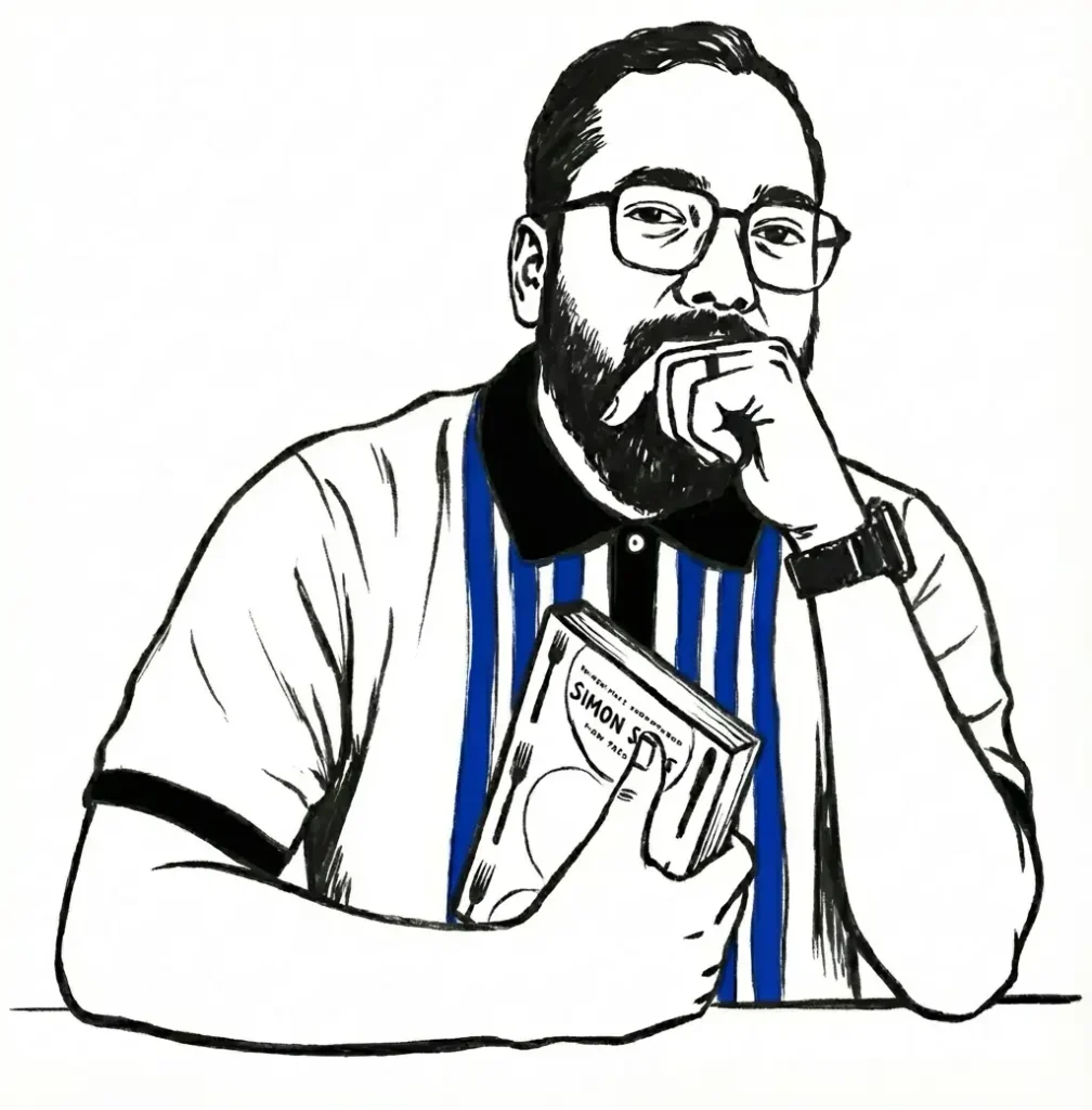 blue striped portrait Uttam Kumar Dash